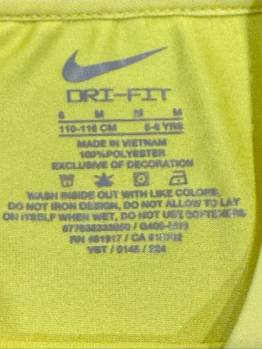 Nike Dri-Fit Yellow & Gray Athletic Set